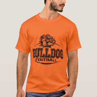 Bulldog-Fußball T-Shirt