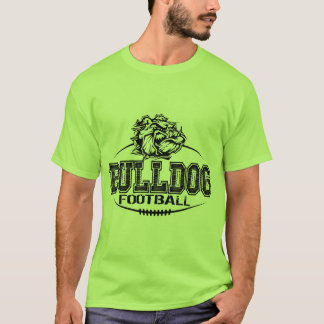 Bulldog-Fußball T-Shirt