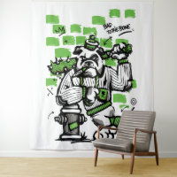 Bulldog-Gangster-Kunst: Böse bis auf die Knochen