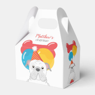 Bulldog-Geburtstagsfeier Geschenkschachtel