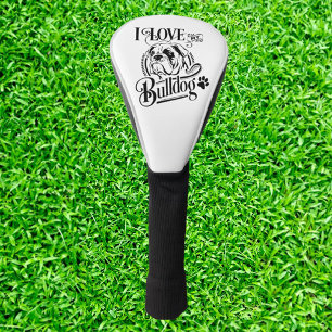Bulldog-Geschenk Golf Headcover