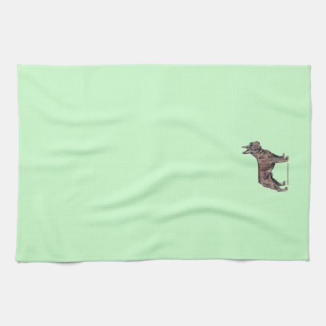 Bulldog Geschirrtuch (Horizontal)