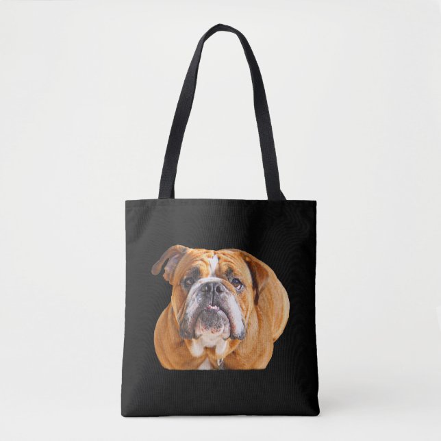 Bulldog-Gesicht - English Bulldog, Brown (Vorderseite)