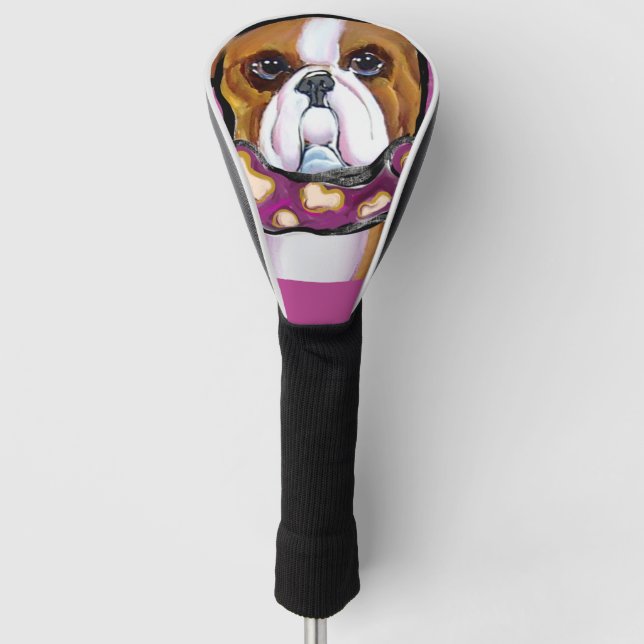 BULLDOG GOLF HEADCOVER (Vorderseite)