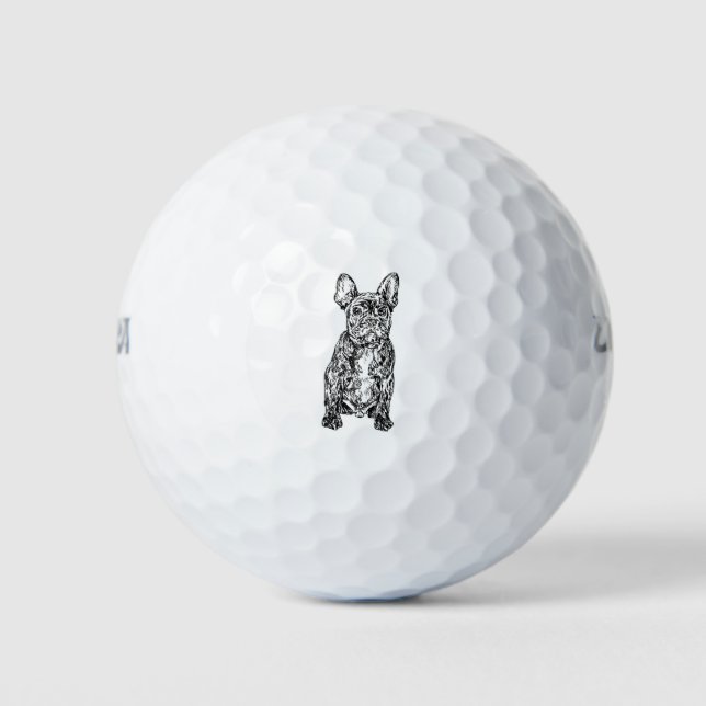 Bulldog Golfball (Vorderseite)