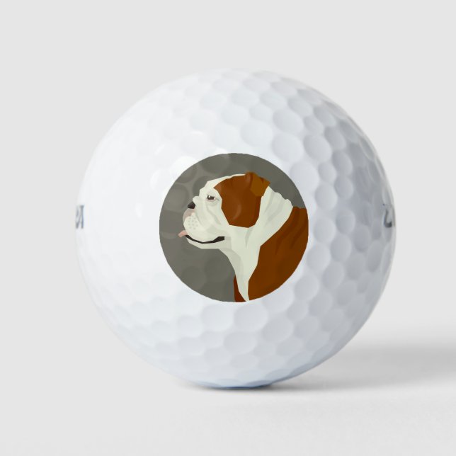 Bulldog Golfball (Vorderseite)