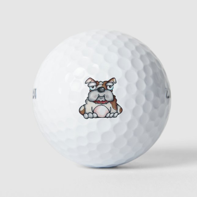Bulldog Golfball (Vorderseite)