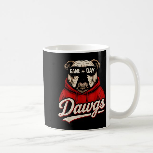 Bulldog Graphic Dawgs Men Women Kid Boy Girl  Kaffeetasse (Rechts)