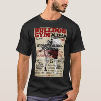 Bulldog Gym 30 Jahre Junge T-Shirt