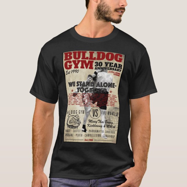 Bulldog Gym 30 years boy T-Shirt (Vorderseite)