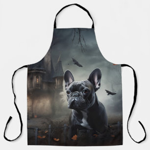 Bulldog Halloween Beängstigend Schürze
