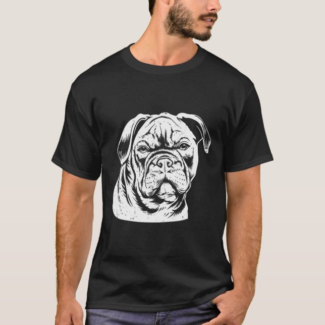 Bulldog Head T-Shirt (Vorderseite)