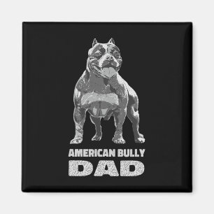 Bulldog Hund Lover American Bully Vater Magnet