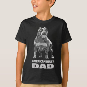 Bulldog Hund Lover American Bully Vater T-Shirt
