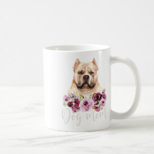 Bulldog Hund Mama Floral Bully Mama Kaffeetasse