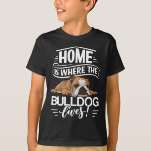 Bulldog Hund Sprichwort, wo der englische Bulldog T-Shirt