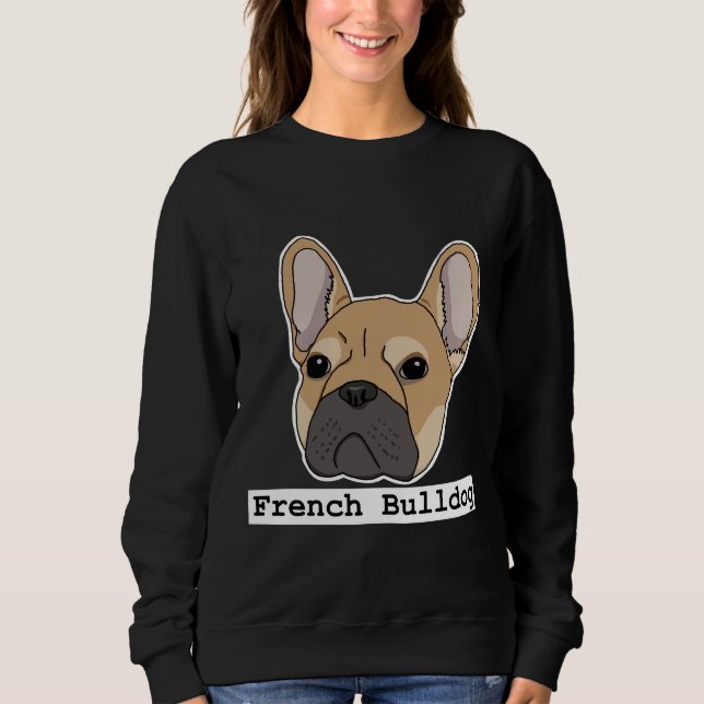 Bulldog-Hund Sweatshirt (Vorderseite)