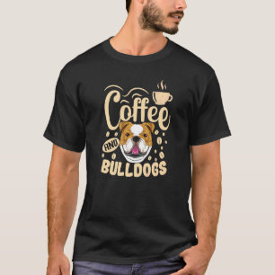 Bulldog-Hundebekleidung Kaffeetrinker für Bulldog- T-Shirt