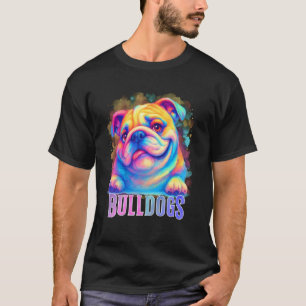 Bulldog-Hundemama Hund Papa Hunde Liebhaber Bulldo T-Shirt