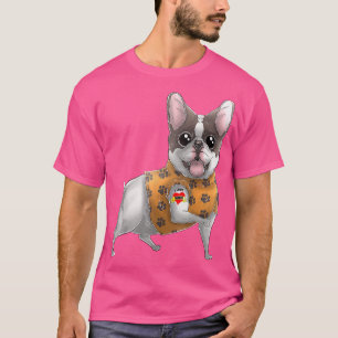 Bulldog I Liebe Mama Tattoo Dog Muttertag T-Shirt