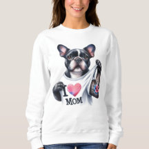 Bulldog I 💗 Mama TShirt