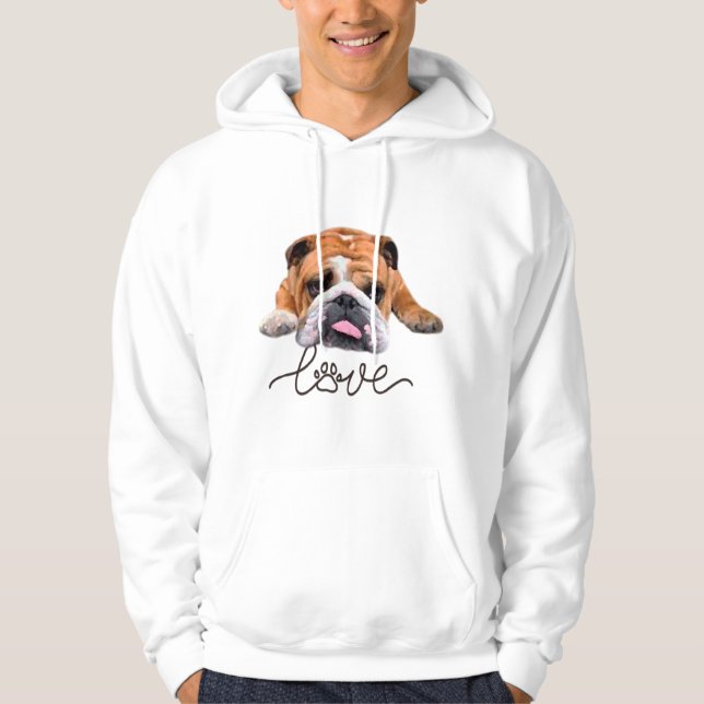 Bulldog, Illustrator-T - Shirt (Vorderseite)