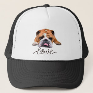 Bulldog, Illustrator-T - Shirt Truckerkappe
