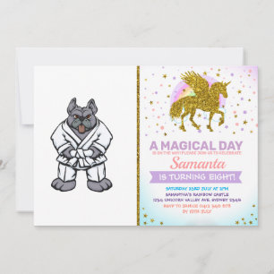 Bulldog jiu jitsu   Hintergrundfarbe auswählen Einladung