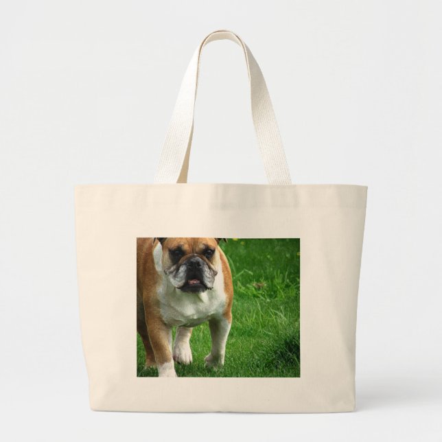 Bulldog Jumbo Stoffbeutel (Vorne)