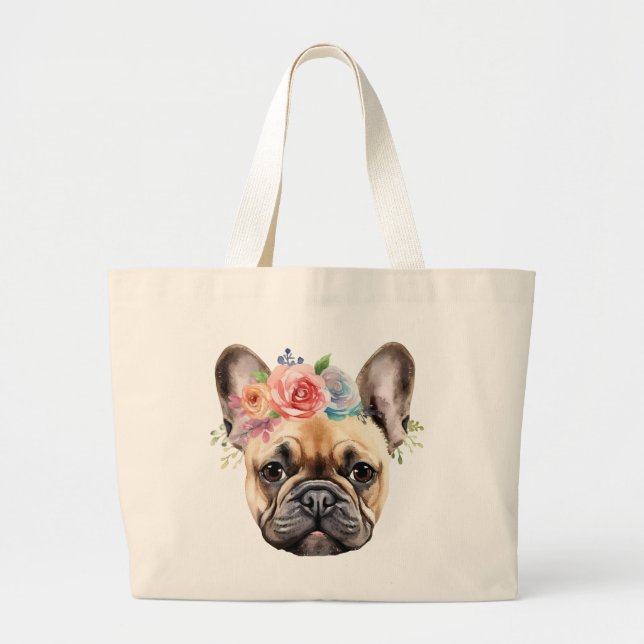 Bulldog-Jumbo-Tasche Jumbo Stoffbeutel (Vorne)
