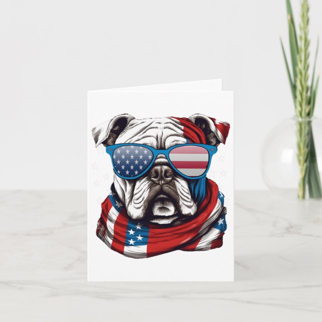Bulldog Karte (Vorderseite)