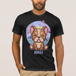 Bulldog Kawaii Niedliches Geschenk Hund Haustier T-Shirt