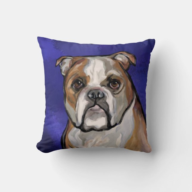 Bulldog Kissen (Vorderseite)