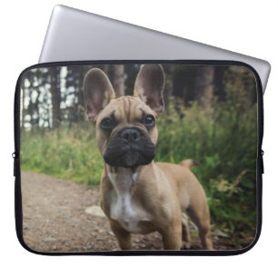 Bulldog-Kissen Laptopschutzhülle