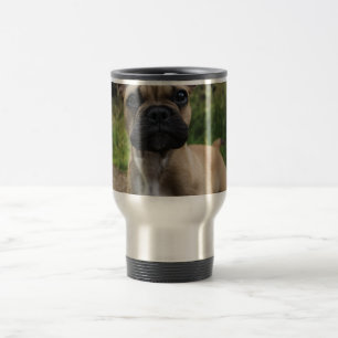 Bulldog-Kissen Reisebecher