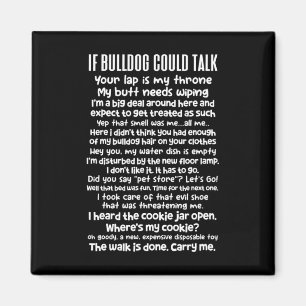 Bulldog könnte Bulldog-Besitzer von Bulldog-Bulldo Magnet