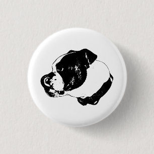 Bulldog Leck-Knopf Button