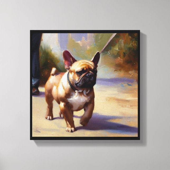 Bulldog Leinwanddruck (Vorderseite)