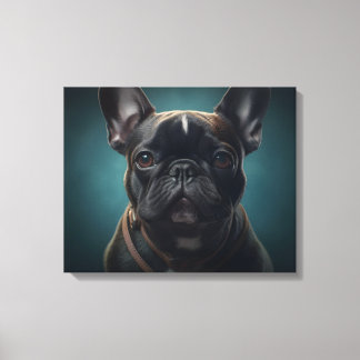 Bulldog Leinwanddruck