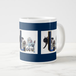 Bulldog-Liebe Jumbo-Tasse