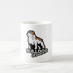 Bulldog-Liebe Kaffeetasse