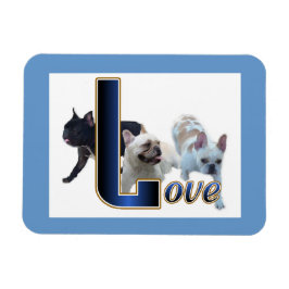 Bulldog-Liebe Magnet