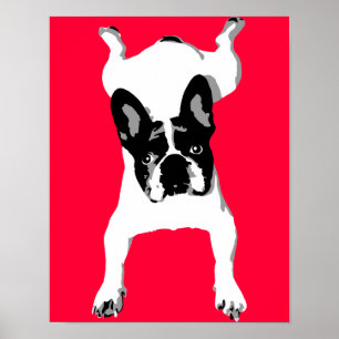 Bulldog-Liebe Poster