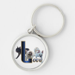 Bulldog-Liebe Schlüsselanhänger