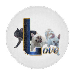 Bulldog-LIEBE Schneidebrett