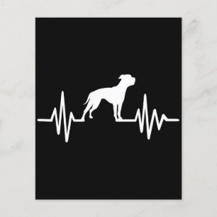 Bulldog Liebhaber Bulldog Herzschlag Flyer