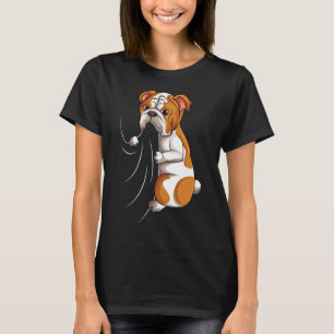 Bulldog Liebhaber Bully Dog Mädchen Frauen Kinder T-Shirt