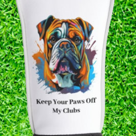 Bulldog-Liebhaber Putter Golf Headcover