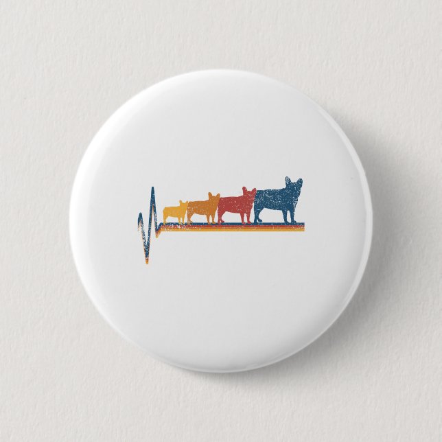 Bulldog Lover Button (Vorderseite)