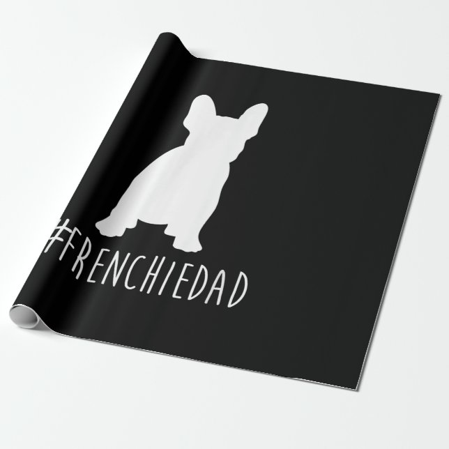 Bulldog Lover | Französischer Vater Französischer  Geschenkpapier (Ungerollt)